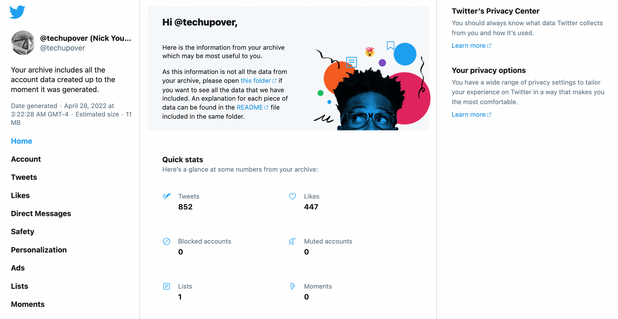 Extract & visualize your own Twitter data using Google Apps Script & Google Sheets